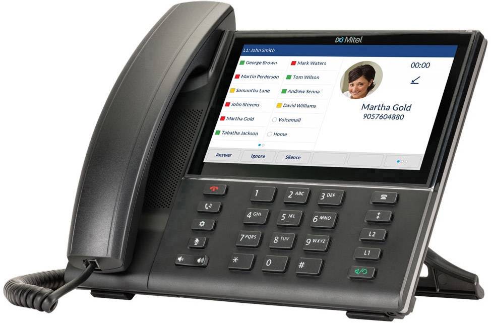 Mitel Schnurgebundenes Telefon, VoIP 6873 SIP Phone Bluetooth, PoE