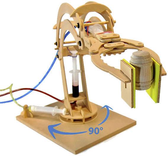 Franzis Verlag Die große Entdeckerbox - Roboterarm selber bauen 67043 Roboter Bausatz ab 10 Jahre