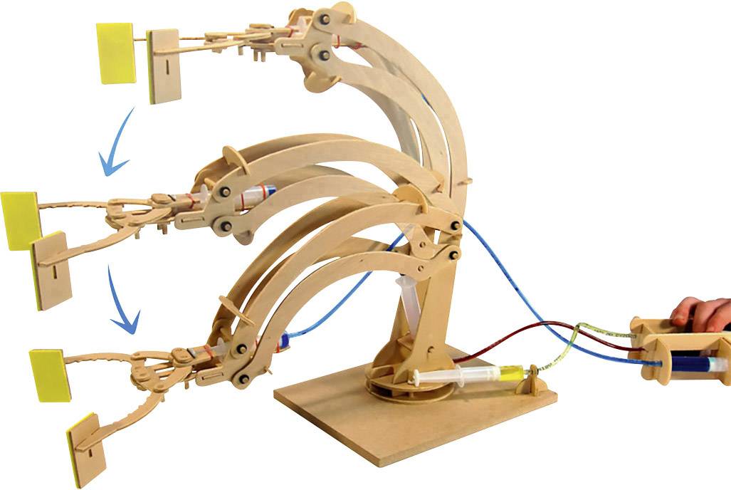 Franzis Verlag Die große Entdeckerbox - Roboterarm selber bauen 67043 Roboter Bausatz ab 10 Jahre