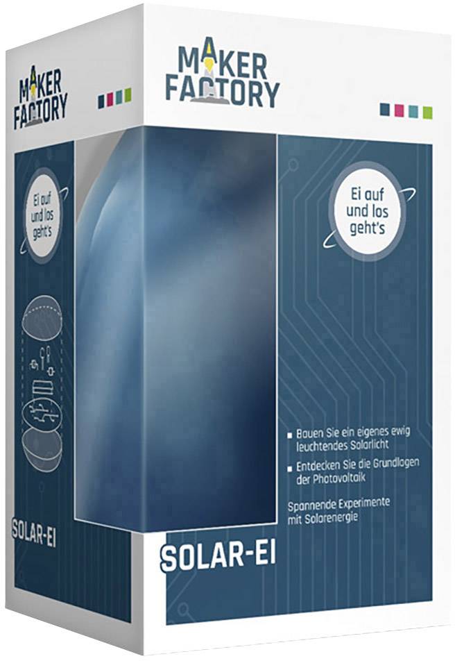 MAKERFACTORY 15046 Solar Ei Lernpaket ab 14 Jahre
