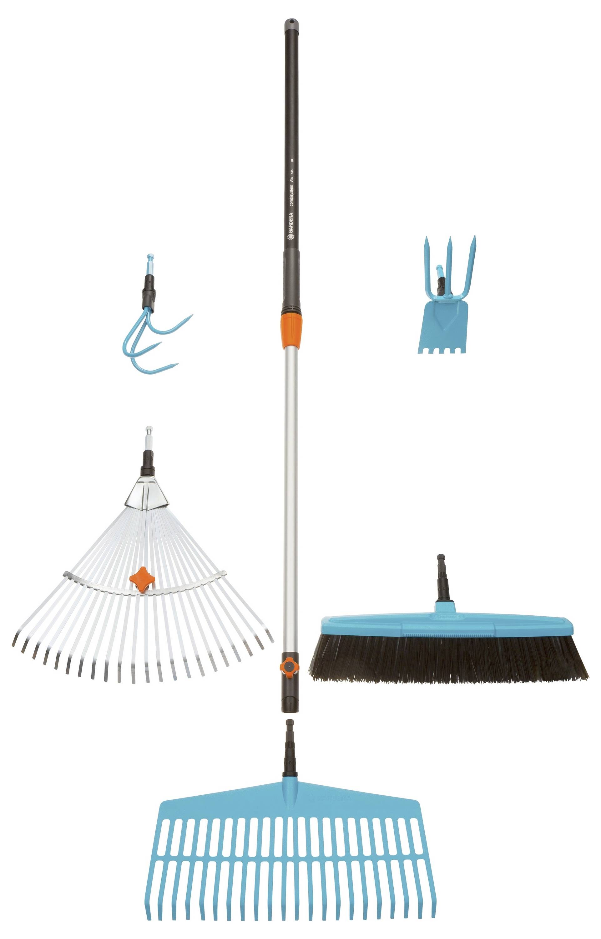 GARDENA combisystem 03719-20 Teleskopstiel 1.45 m