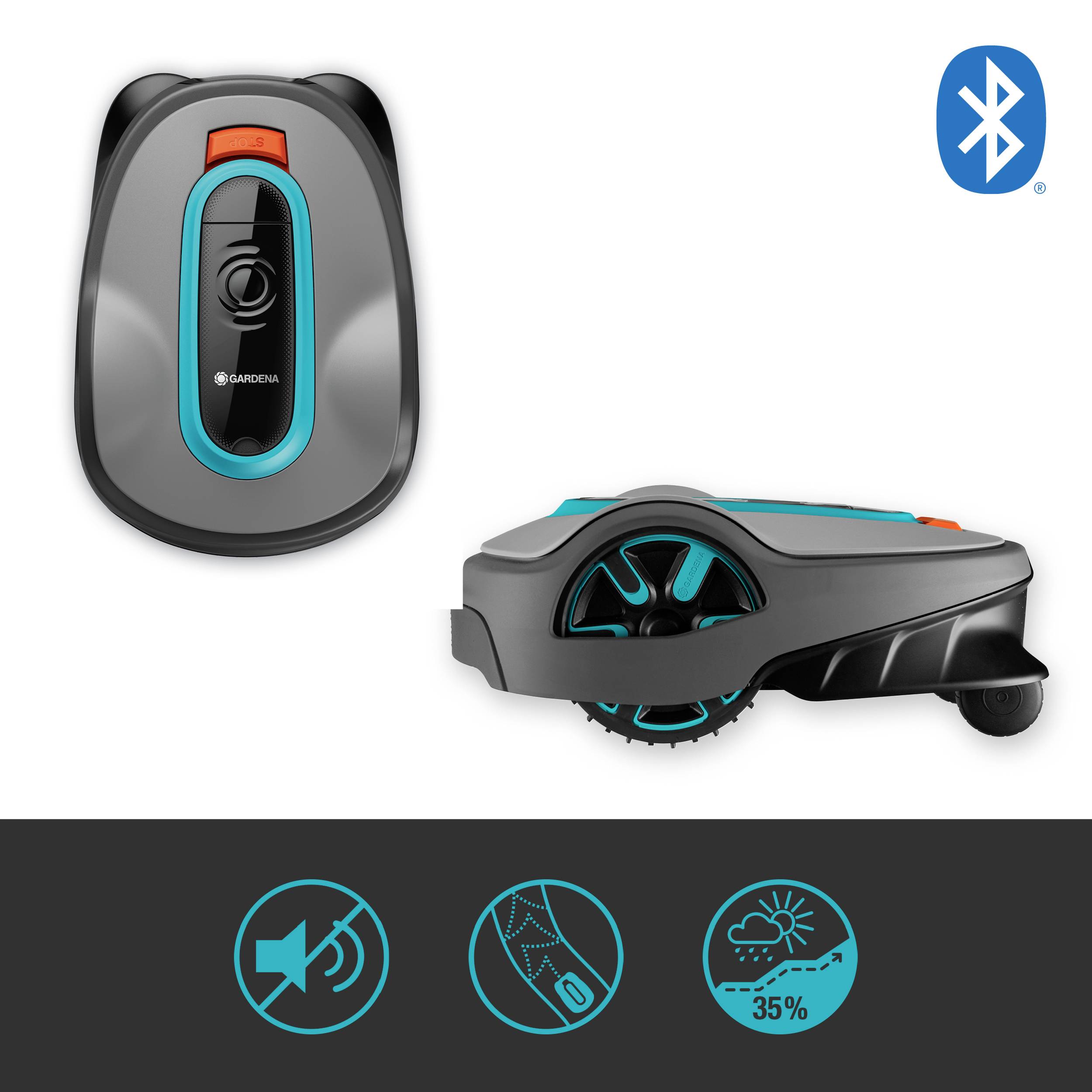 GARDENA 15101-20 SILENO life 750 m² Mähroboter Geeignet für Fläche max. 750 m²
