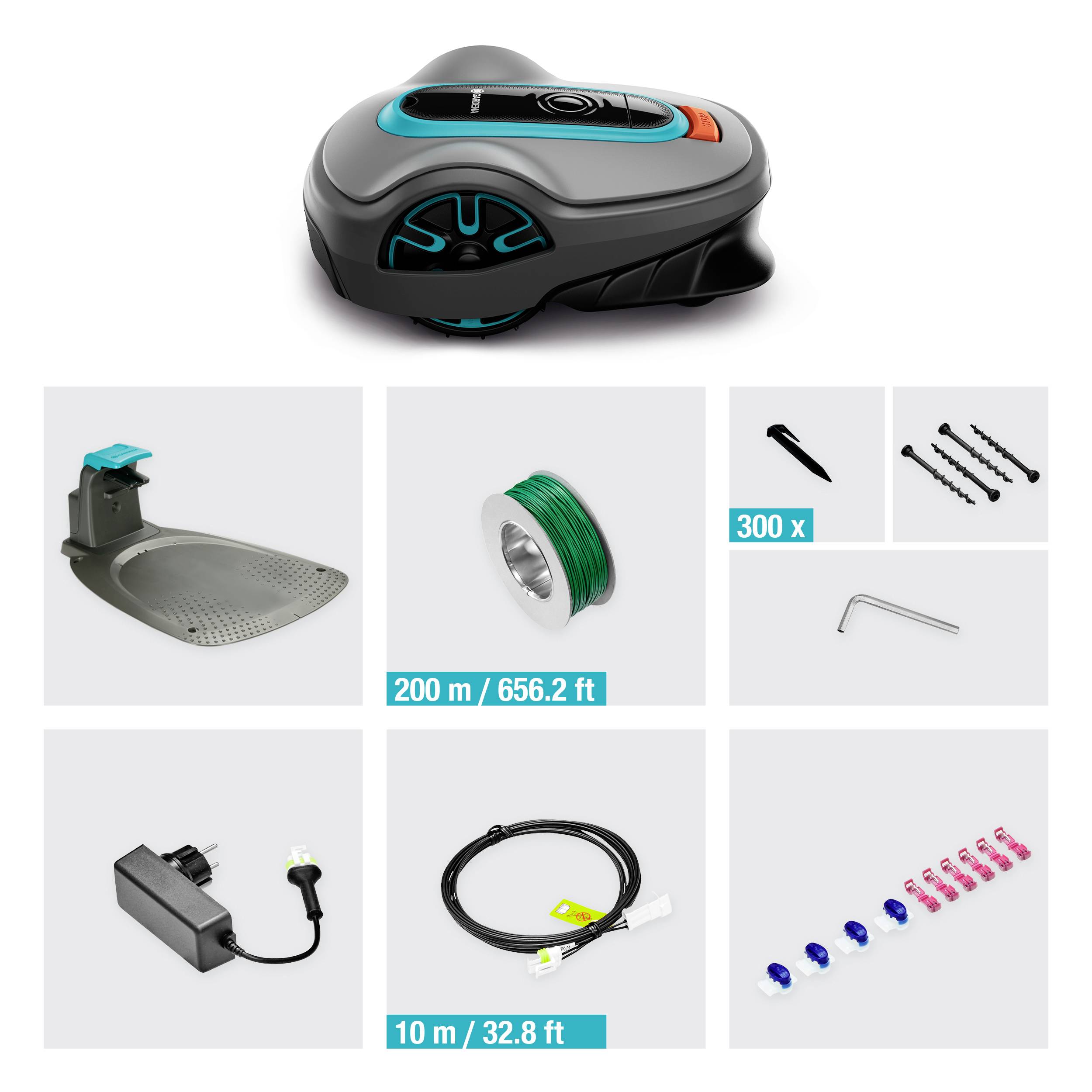 GARDENA 15101-20 SILENO life 750 m² Mähroboter Geeignet für Fläche max. 750 m²