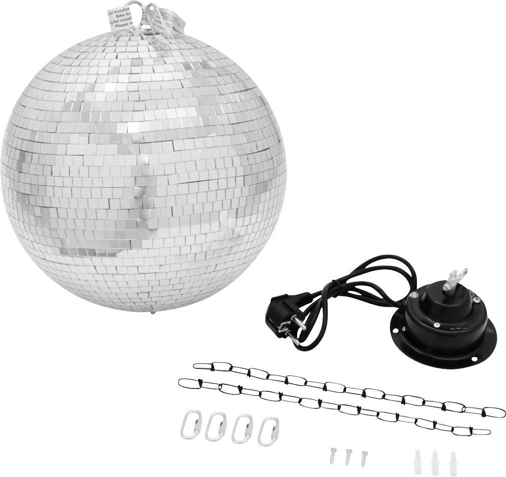 Eurolite LED Discokugel-Set mit Motor, mit LED-Beleuchtung 30cm