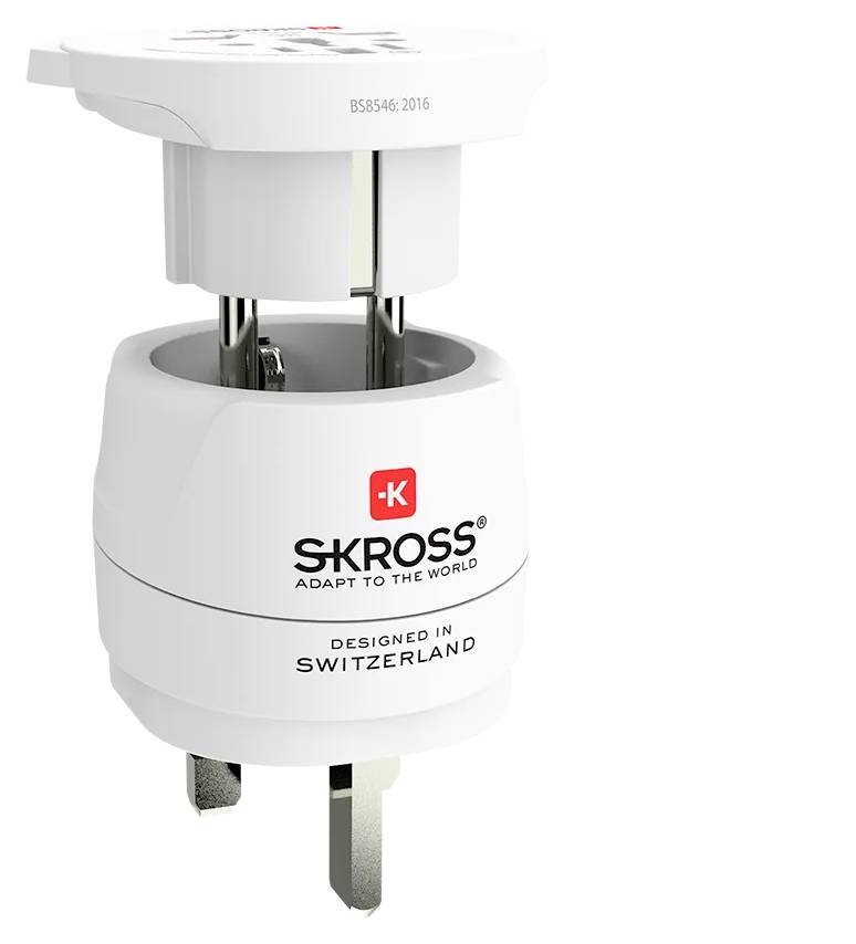 Skross 1.500231-E Reiseadapter CO W to UK2