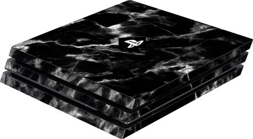 Skin für PS4 Pro Konsole Black Marble Cover PS4 Pro