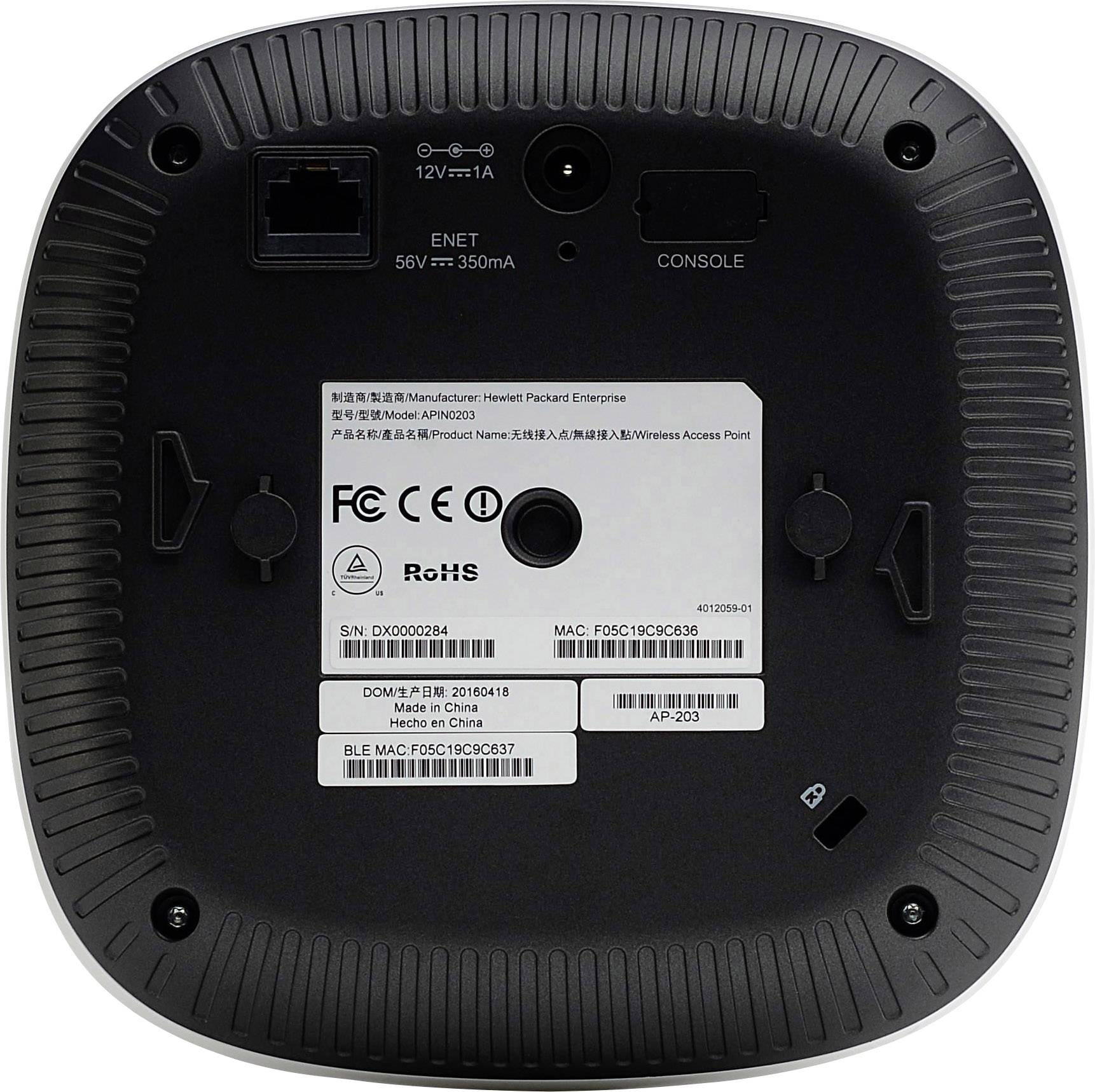 Hewlett Packard Enterprise JX954A IAP-207 (RW) Instant 2x2:2 11ac AP WLAN Access-Point 2.4 GHz, 5 GHz