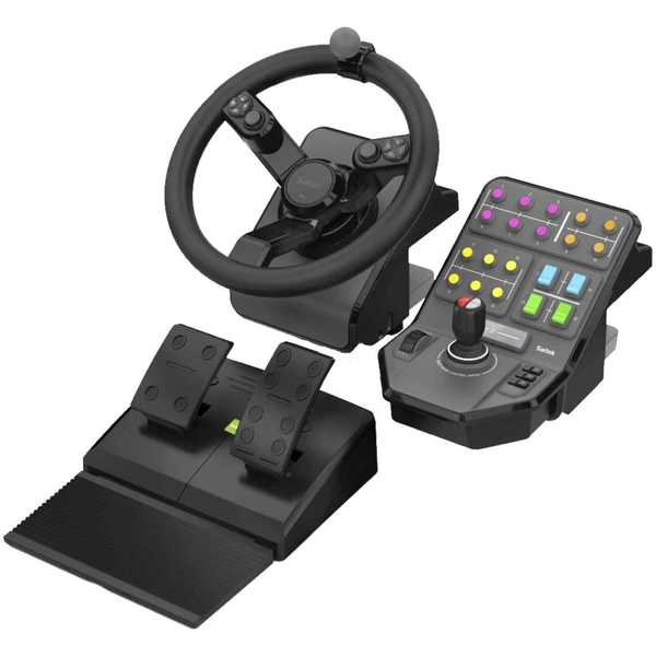 Logitech Gaming G Saitek Farm Sim Controller -N/A- EMEA Lenkrad PC Schwarz inkl. Pedale Logitech Gaming G Saitek Farm Sim Controller -N/A- EMEA Lenkrad PC Schwarz inkl. Pedale