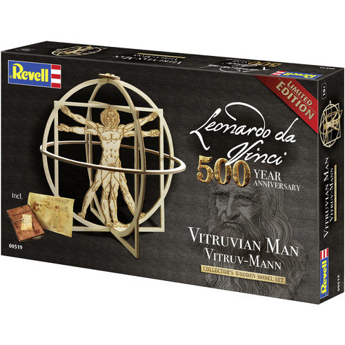 Revell 00519 Leonardo da Vinci: Vitruv Figur Bausatz 1:16