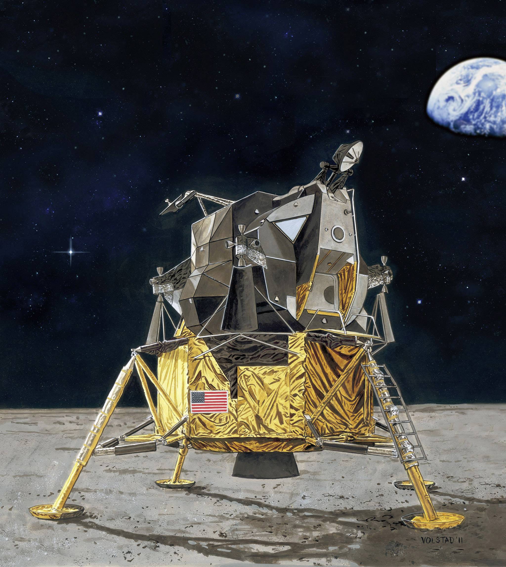 Revell 03701 Apollo 11 Lunar Module Eagle Science Fiction Bausatz 1:48