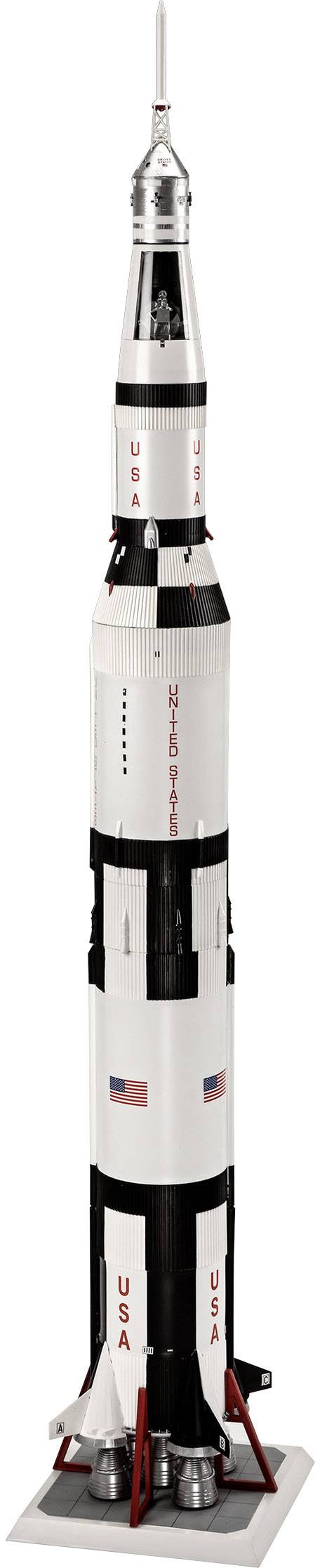 Revell 03704 Apollo 11 Saturn V Rocket Raumfahrtmodell Bausatz 1:96