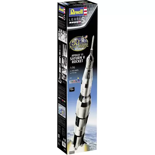 Revell 03704 Apollo 11 Saturn V Rocket Raumfahrtmodell Bausatz 1:96 Revell 03704 Apollo 11 Saturn V Rocket Raumfahrtmodell Bausatz 1:96