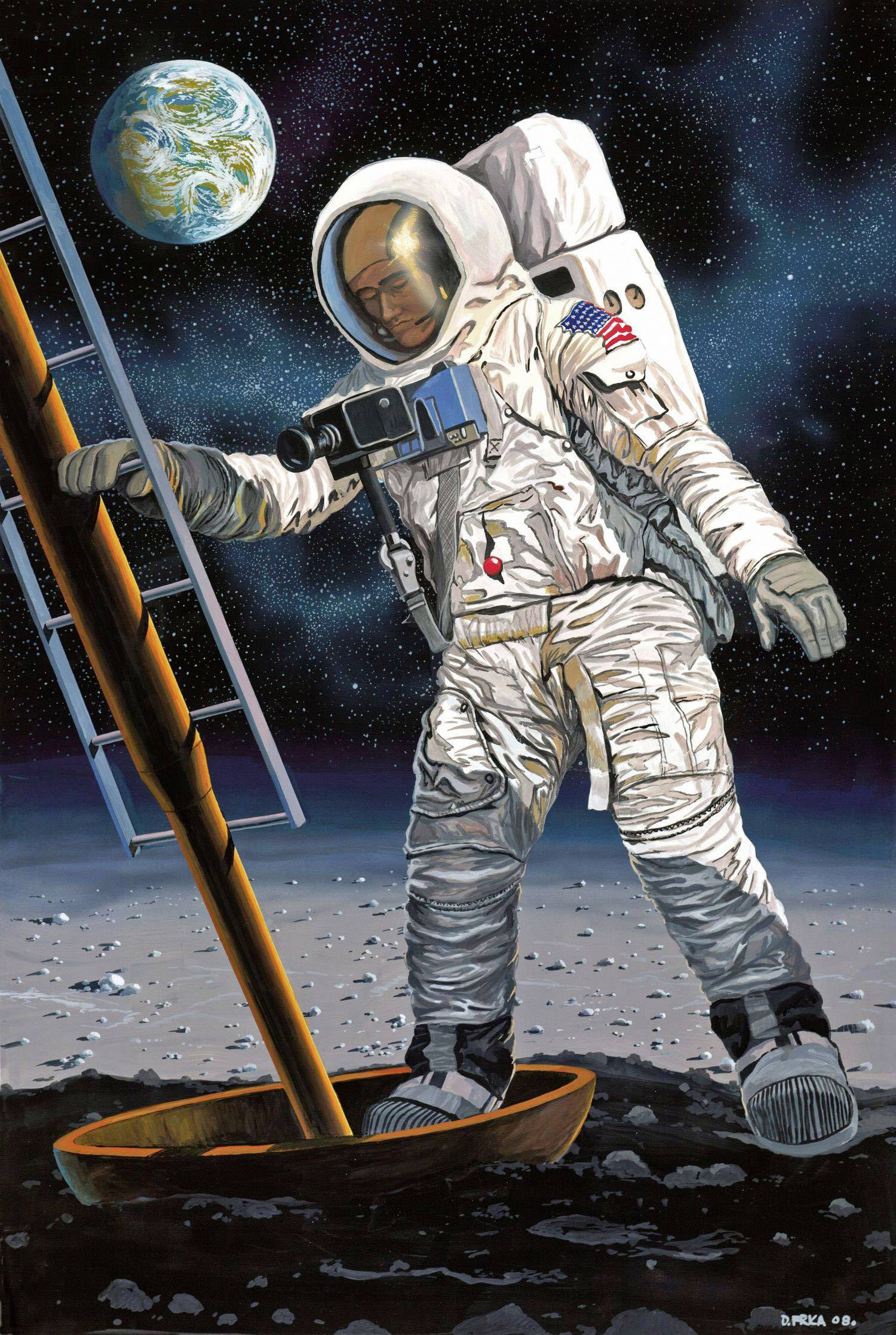 Revell 03702 Apollo 11 Astronaut on the Moon Raumfahrtmodell Bausatz 1:8