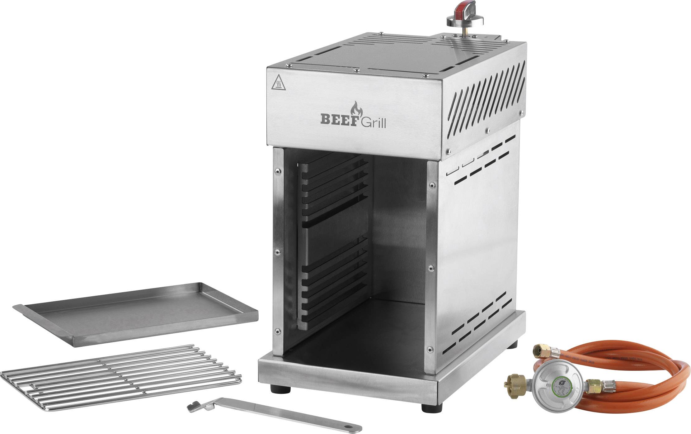 GourmetMaxx Beefgrill K1109A Gas, Steak Grill Edelstahl