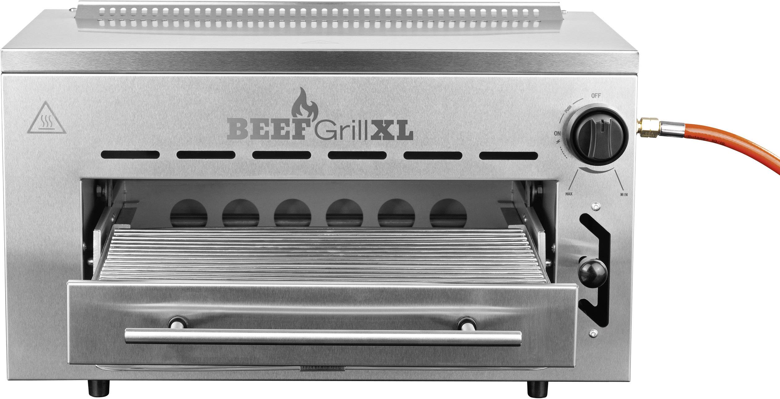 GourmetMaxx Beef Grill XL CY-15 Gas, Steak Grill Edelstahl