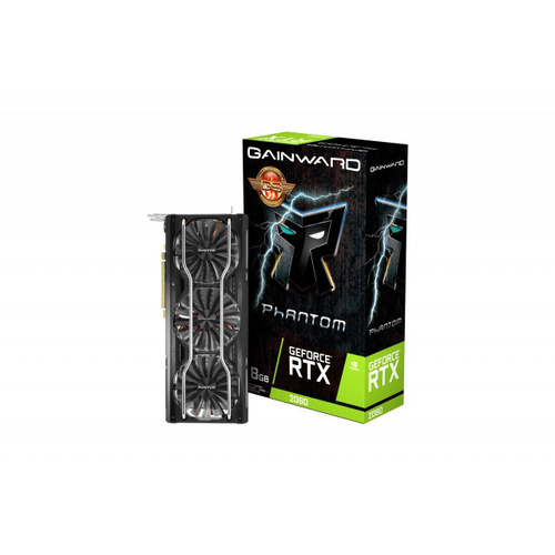 Gainward Grafikkarte Nvidia GeForce RTX2080 Phantom GS 8GB GDDR6-RAM PCIe x16 HDMI™, DisplayPort, USB-C™