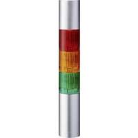 Patlite Signalsäule LR4-302WJBU-RYG LED 3-farbig, Rot, Gelb, Grün 1St. Patlite Signalsäule LR4-302WJBU-RYG LED 3-farbig, Rot, Gelb, Grün 1St.