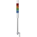 Patlite Signalsäule LR4-402LJBW-RYGB LED 4-farbig, Rot, Gelb, Grün, Blau 1St. Patlite Signalsäule LR4-402LJBW-RYGB LED 4-farbig, Rot, Gelb, Grün, Blau 1St.