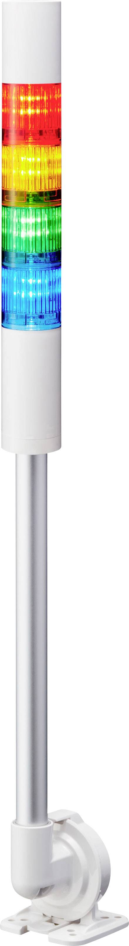 Patlite Signalsäule LR4-402QJBW-RYGB LED 4-farbig, Rot, Gelb, Grün, Blau 1St.