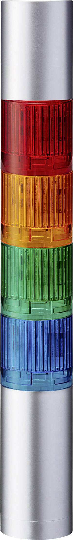 Patlite Signalsäule LR4-402WJBU-RYGB LED 4-farbig, Rot, Gelb, Grün, Blau 1St.