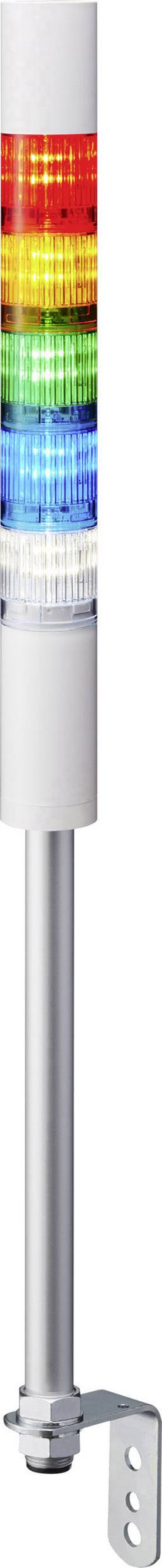 Patlite Signalsäule LR4-502LJBW-RYGBC LED 5-farbig, Rot, Gelb, Grün, Blau, Weiß 1St.