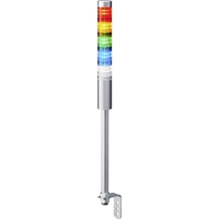 Patlite Signalsäule LR4-502LJNU-RYGBC LED 5-farbig, Rot, Gelb, Grün, Blau, Weiß 1St. Patlite Signalsäule LR4-502LJNU-RYGBC LED 5-farbig, Rot, Gelb, Grün, Blau, Weiß 1St.