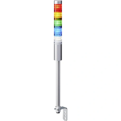 Patlite Signalsäule LR4-502LJNU-RYGBC LED 5-farbig, Rot, Gelb, Grün, Blau, Weiß 1St. Patlite Signalsäule LR4-502LJNU-RYGBC LED 5-farbig, Rot, Gelb, Grün, Blau, Weiß 1St.