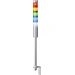 Patlite Signalsäule LR4-502LJNU-RYGBC LED 5-farbig, Rot, Gelb, Grün, Blau, Weiß 1St. Patlite Signalsäule LR4-502LJNU-RYGBC LED 5-farbig, Rot, Gelb, Grün, Blau, Weiß 1St.