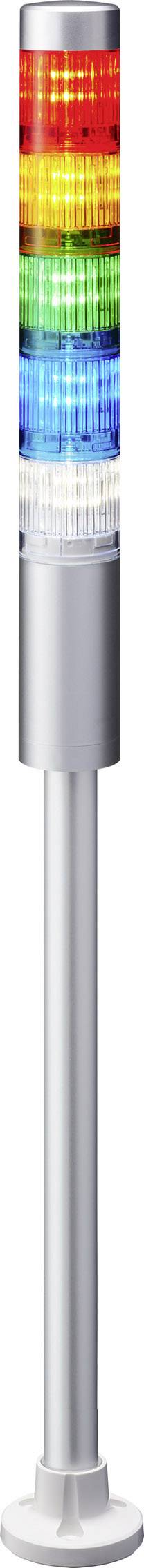 Patlite Signalsäule LR4-502PJNU-RYGBC LED 5-farbig, Rot, Gelb, Grün, Blau, Weiß 1St.