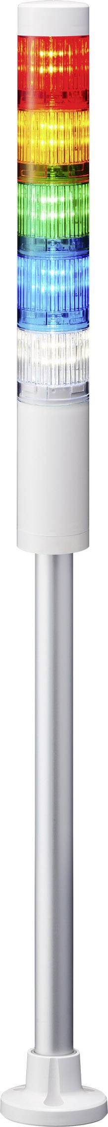 Patlite Signalsäule LR4-502PJNW-RYGBC LED 5-farbig, Rot, Gelb, Grün, Blau, Weiß 1St.