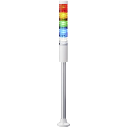 Patlite Signalsäule LR4-502PJNW-RYGBC LED 5-farbig, Rot, Gelb, Grün, Blau, Weiß 1St. Patlite Signalsäule LR4-502PJNW-RYGBC LED 5-farbig, Rot, Gelb, Grün, Blau, Weiß 1St.