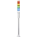 Patlite Signalsäule LR4-502PJNW-RYGBC LED 5-farbig, Rot, Gelb, Grün, Blau, Weiß 1St. Patlite Signalsäule LR4-502PJNW-RYGBC LED 5-farbig, Rot, Gelb, Grün, Blau, Weiß 1St.