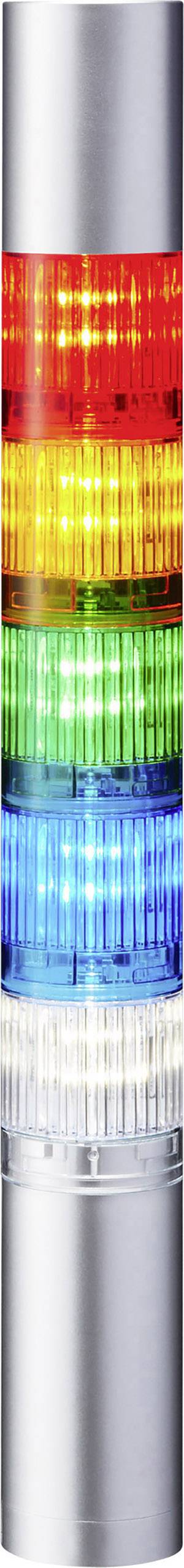 Patlite Signalsäule LR4-502WJBU-RYGBC LED 5-farbig, Rot, Gelb, Grün, Blau, Weiß 1St.