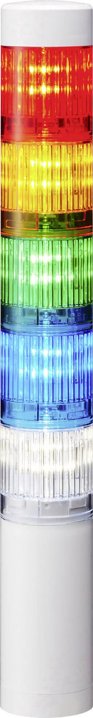 Patlite Signalsäule LR4-502WJNW-RYGBC LED 5-farbig, Rot, Gelb, Grün, Blau, Weiß 1St.