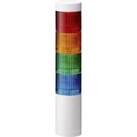 Patlite Signalsäule LR5-402WJNW-RYGB LED 4-farbig, Rot, Gelb, Grün, Blau 1St. Patlite Signalsäule LR5-402WJNW-RYGB LED 4-farbig, Rot, Gelb, Grün, Blau 1St.
