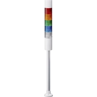 Patlite Signalsäule LR5-502PJNW-RYGBC LED 5-farbig, Rot, Gelb, Grün, Blau, Weiß 1St. Patlite Signalsäule LR5-502PJNW-RYGBC LED 5-farbig, Rot, Gelb, Grün, Blau, Weiß 1St.
