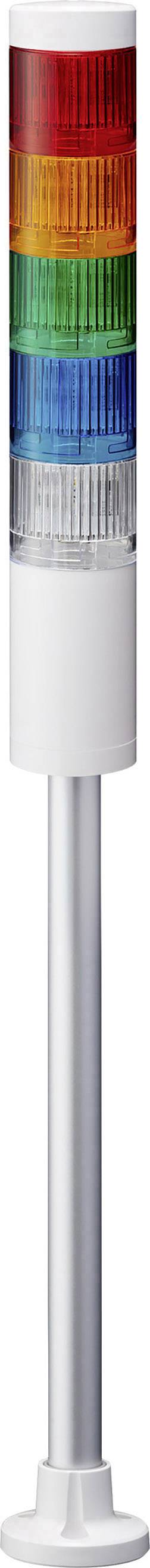 Patlite Signalsäule LR5-501PJNW-RYGBC LED 5-farbig, Rot, Gelb, Grün, Blau, Weiß 1St.