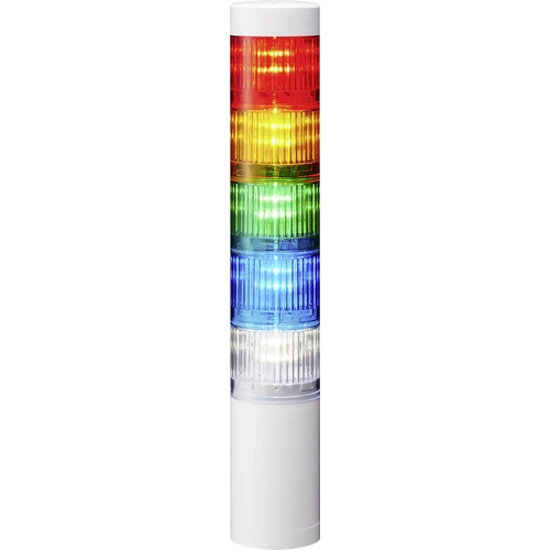 Patlite Signalsäule LR5-501WJNW-RYGBC LED 5-farbig, Rot, Gelb, Grün, Blau, Weiß 1St. Patlite Signalsäule LR5-501WJNW-RYGBC LED 5-farbig, Rot, Gelb, Grün, Blau, Weiß 1St.