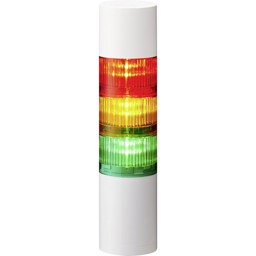 Patlite Signalsäule LR6-302WJBW-RYG LED 3-farbig, Rot, Gelb, Grün 1St.