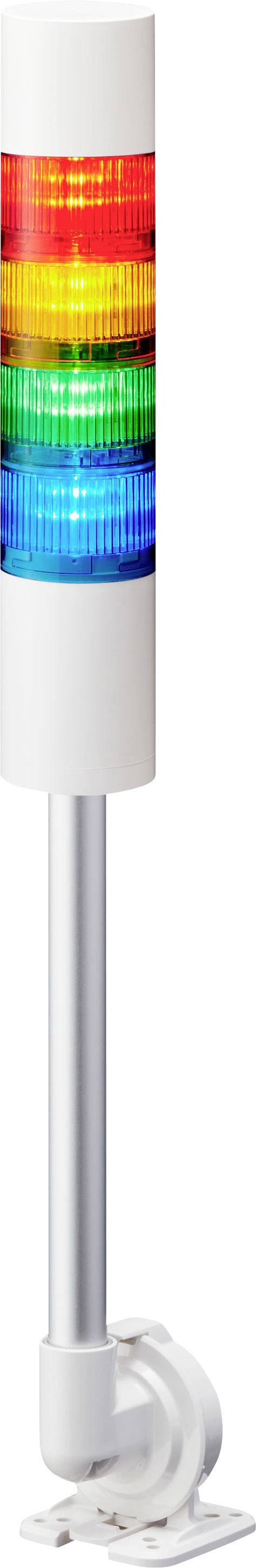 Patlite Signalsäule LR6-402QJBW-RYGB LED 4-farbig, Rot, Gelb, Grün, Blau 1St.