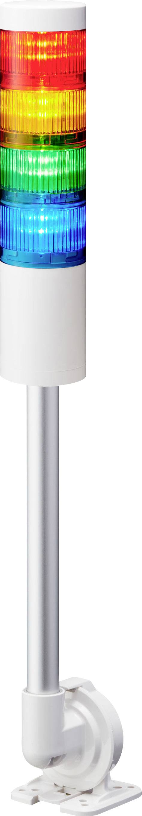 Patlite Signalsäule LR6-402QJNW-RYGB LED 4-farbig, Rot, Gelb, Grün, Blau 1St.