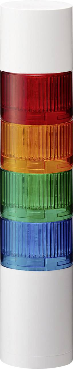 Patlite Signalsäule LR6-402WJBW-RYGB LED 4-farbig, Rot, Gelb, Grün, Blau 1St.