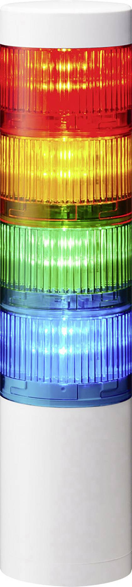 Patlite Signalsäule LR6-402WJNW-RYGB LED 4-farbig, Rot, Gelb, Grün, Blau 1St.