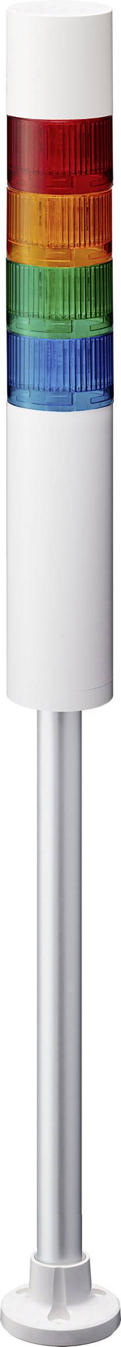 Patlite Signalsäule LR6-4M2PJBW-RYGB LED 4-farbig, Rot, Gelb, Grün, Blau 1St.