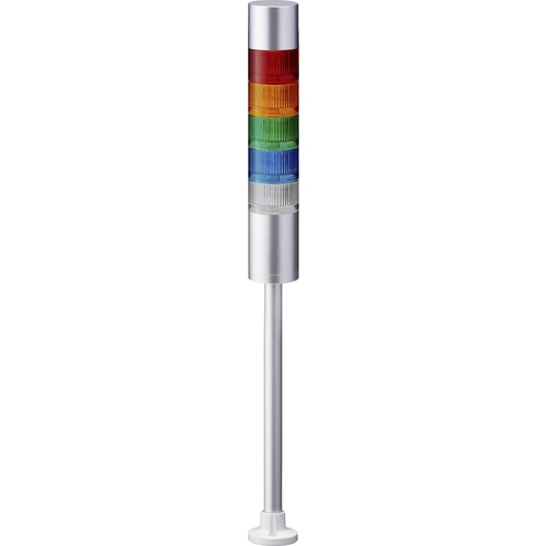 Patlite Signalsäule LR6-502PJBU-RYGBC LED 5-farbig, Rot, Gelb, Grün, Blau, Weiß 1St. Patlite Signalsäule LR6-502PJBU-RYGBC LED 5-farbig, Rot, Gelb, Grün, Blau, Weiß 1St.