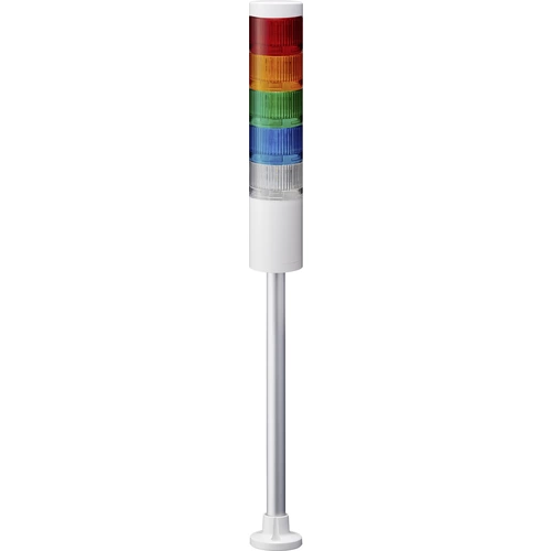 Patlite Signalsäule LR6-502PJNW-RYGBC LED 5-farbig, Rot, Gelb, Grün, Blau, Weiß 1St. Patlite Signalsäule LR6-502PJNW-RYGBC LED 5-farbig, Rot, Gelb, Grün, Blau, Weiß 1St.