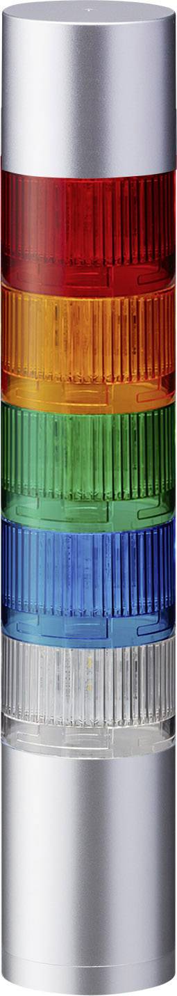 Patlite Signalsäule LR6-502WJBU-RYGBC LED 5-farbig, Rot, Gelb, Grün, Blau, Weiß 1St.