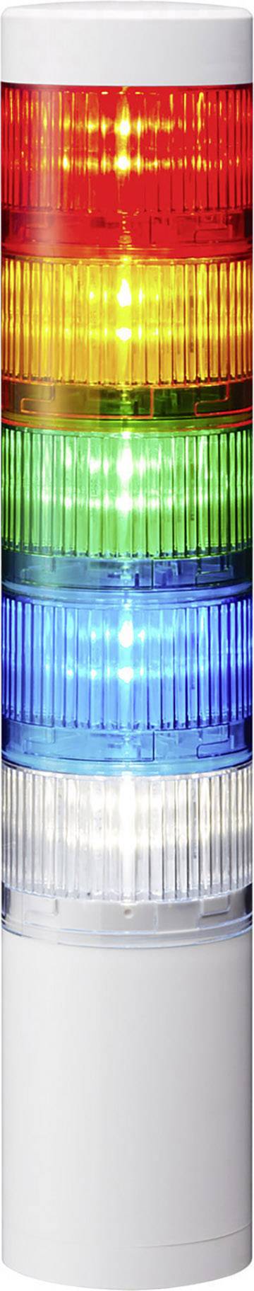 Patlite Signalsäule LR6-502WJNW-RYGBC LED 5-farbig, Rot, Gelb, Grün, Blau, Weiß 1St.