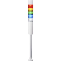 Patlite Signalsäule LR6-5M2PJBW-RYGBC LED 5-farbig, Rot, Gelb, Grün, Blau, Weiß 1St. Patlite Signalsäule LR6-5M2PJBW-RYGBC LED 5-farbig, Rot, Gelb, Grün, Blau, Weiß 1St.