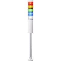 Patlite Signalsäule LR6-5M2PJNW-RYGBC LED 5-farbig, Rot, Gelb, Grün, Blau, Weiß 1St. Patlite Signalsäule LR6-5M2PJNW-RYGBC LED 5-farbig, Rot, Gelb, Grün, Blau, Weiß 1St.